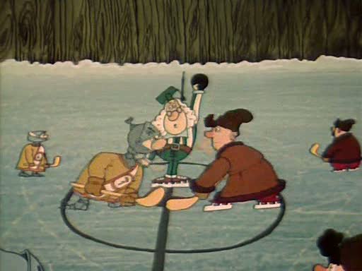Кадры из Как казаки в хоккей играли (1995)