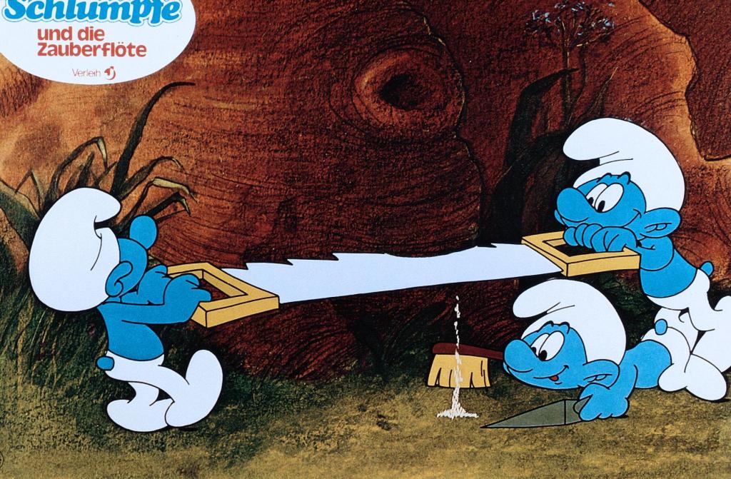 Кадры из Смурфики и волшебная флейта (1976)