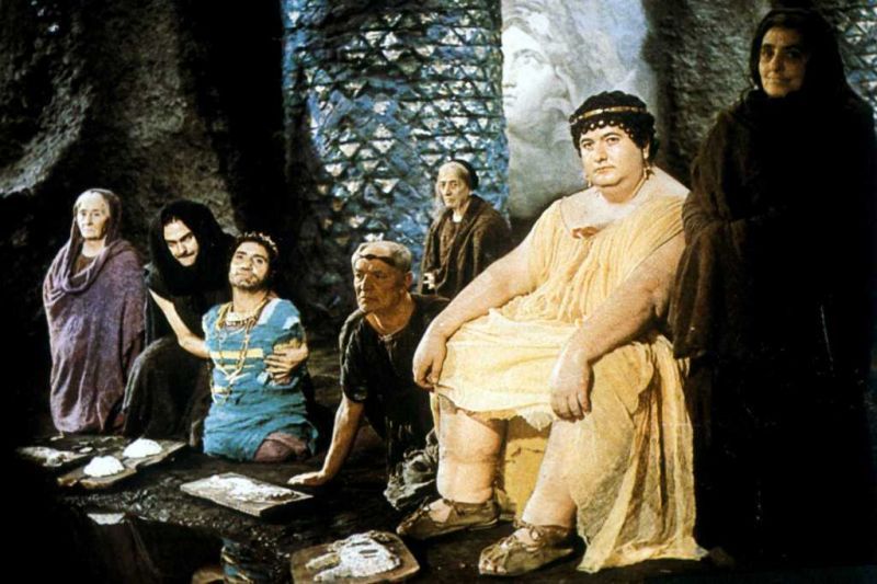 Кадры из Сатирикон (1969)