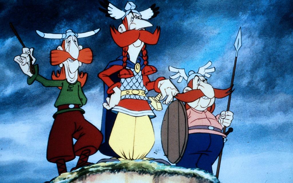Кадры из Астерикс в Британии (1986)