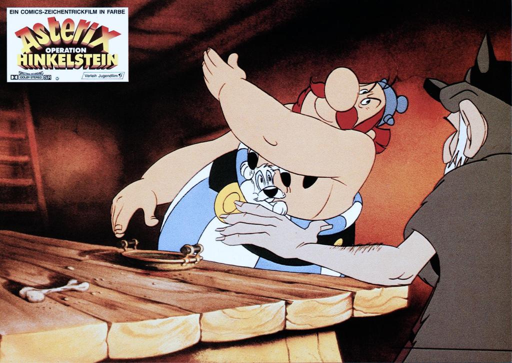 Кадры из Большой бой Астерикса (1989)