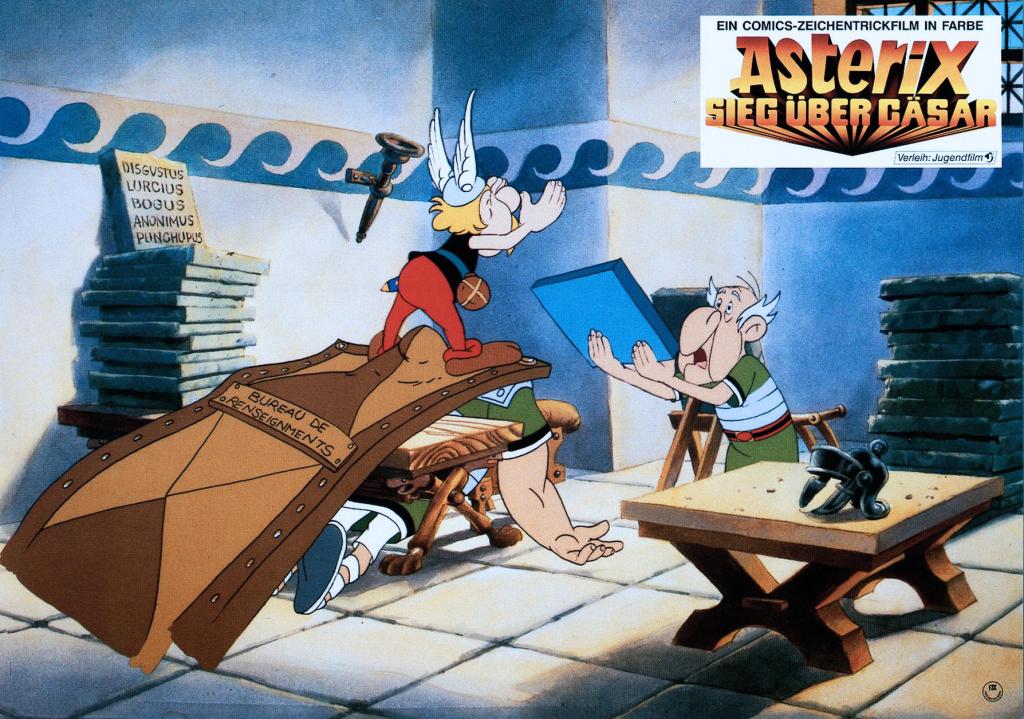 Кадры из Астерикс против Цезаря (1985)