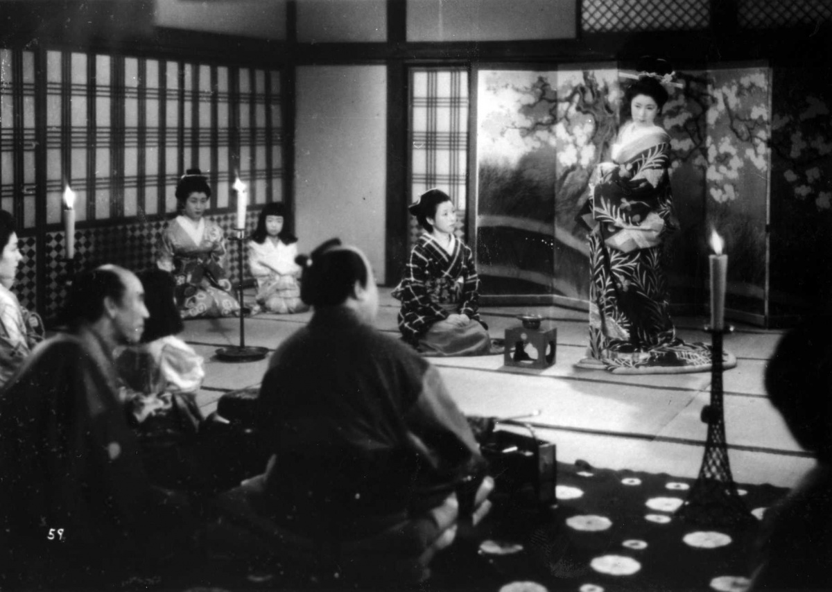 Кадры из Жизнь куртизанки Охару (1952)