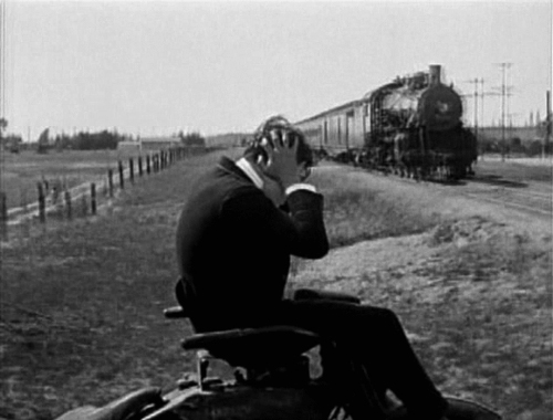 Кадры из Шерлок младший (1924)