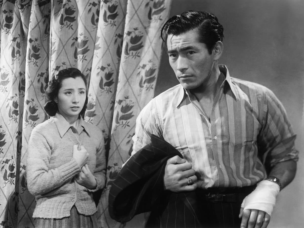 Кадры из Пьяный ангел (1948)